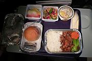 香港飛昆明航班的晚餐