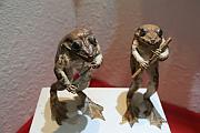 野生動物製成的「樂師」