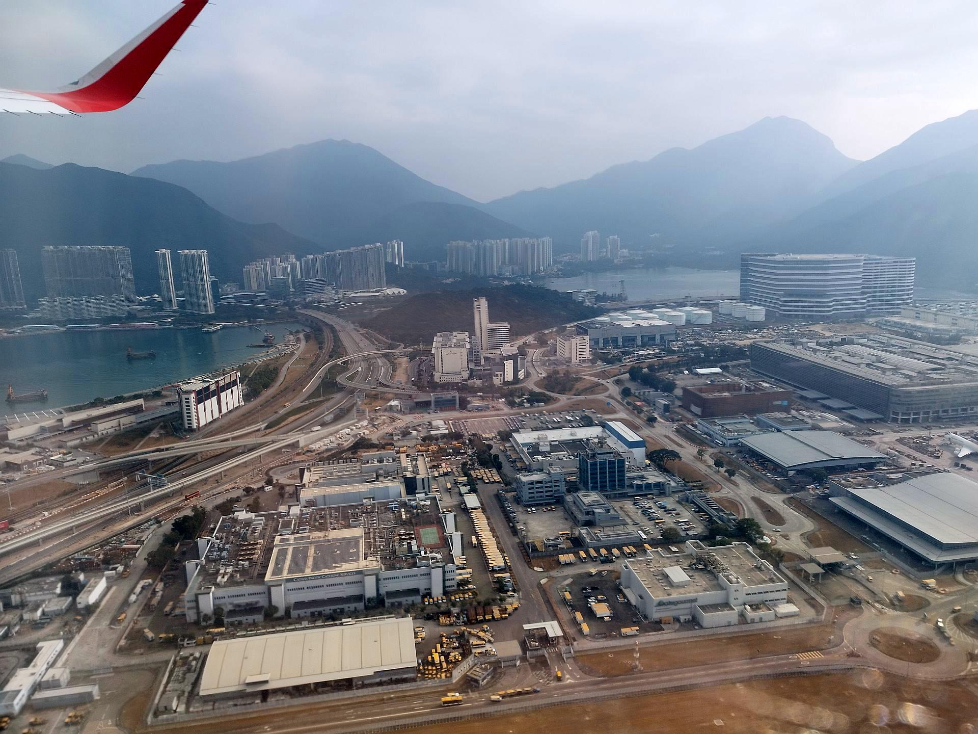 鳥瞰香港國際機場