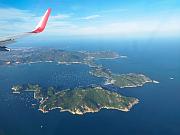 飛機降落前的風光