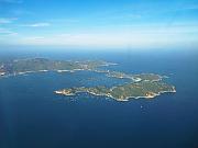 飛機降落前的風光